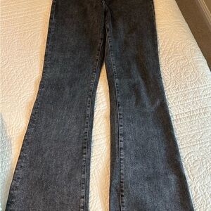 Kut from the Kloth Black Flare Wide Leg Jeans